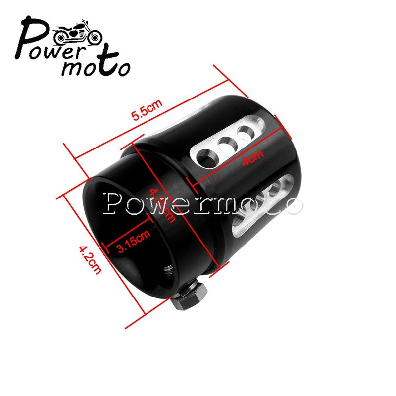 Custom 1-3/4" Exhaust Tip Cafe Racer Tail Pipe Cap for Harley Touring Sportster XL Chopper Bobber Scrambler XS650 CB500