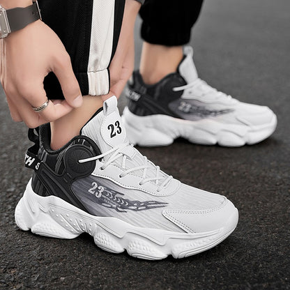 Man Increase the size Casual and fashionable shoes Anti-slip Wear-resistant Trend Sports shoes Lightweight Comfort Running shoes