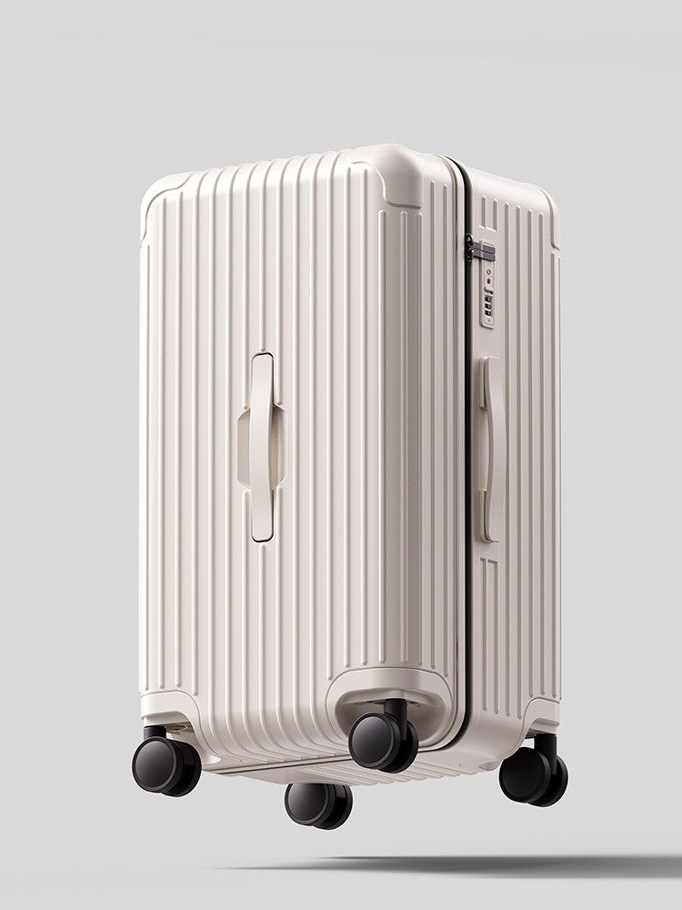 New Process Plastic Frame Suitcase 20-inch Carry-on Luggage 28-inch Thickened Trolley Case Large Capacity Travel Bag with Passwo