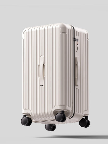New Process Plastic Frame Suitcase 20-inch Carry-on Luggage 28-inch Thickened Trolley Case Large Capacity Travel Bag with Passwo