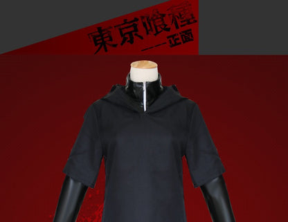 Anime Tokyo Ghoul Cosplay Kaneki Ken Cosplay Costumes Uniform Masks Hoodie Jacket Pants Shorts Full Set Outfits Wig Men