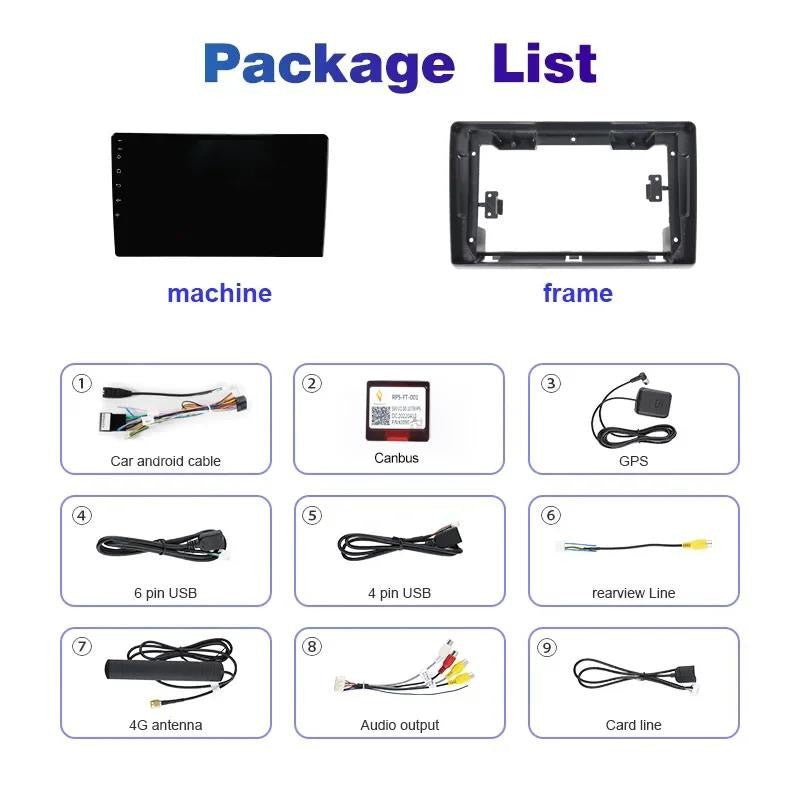 Android 15 para Fiat Ducato Peugeot Boxer Citroen Jumper 2006-2022 2K QLED Rádio Multimídia Estéreo Automotivo GPS CarPlay