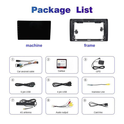 Android 15 para Fiat Ducato Peugeot Boxer Citroen Jumper 2006-2022 2K QLED Rádio Multimídia Estéreo Automotivo GPS CarPlay