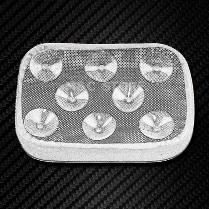 Almofada de Assento Traseiro para Passageiro de Moto Banco Almofadado com 6 Ventosas / 8 Ventosas para Harley Touring Sportster XL1200 Dyna Chopper Custom