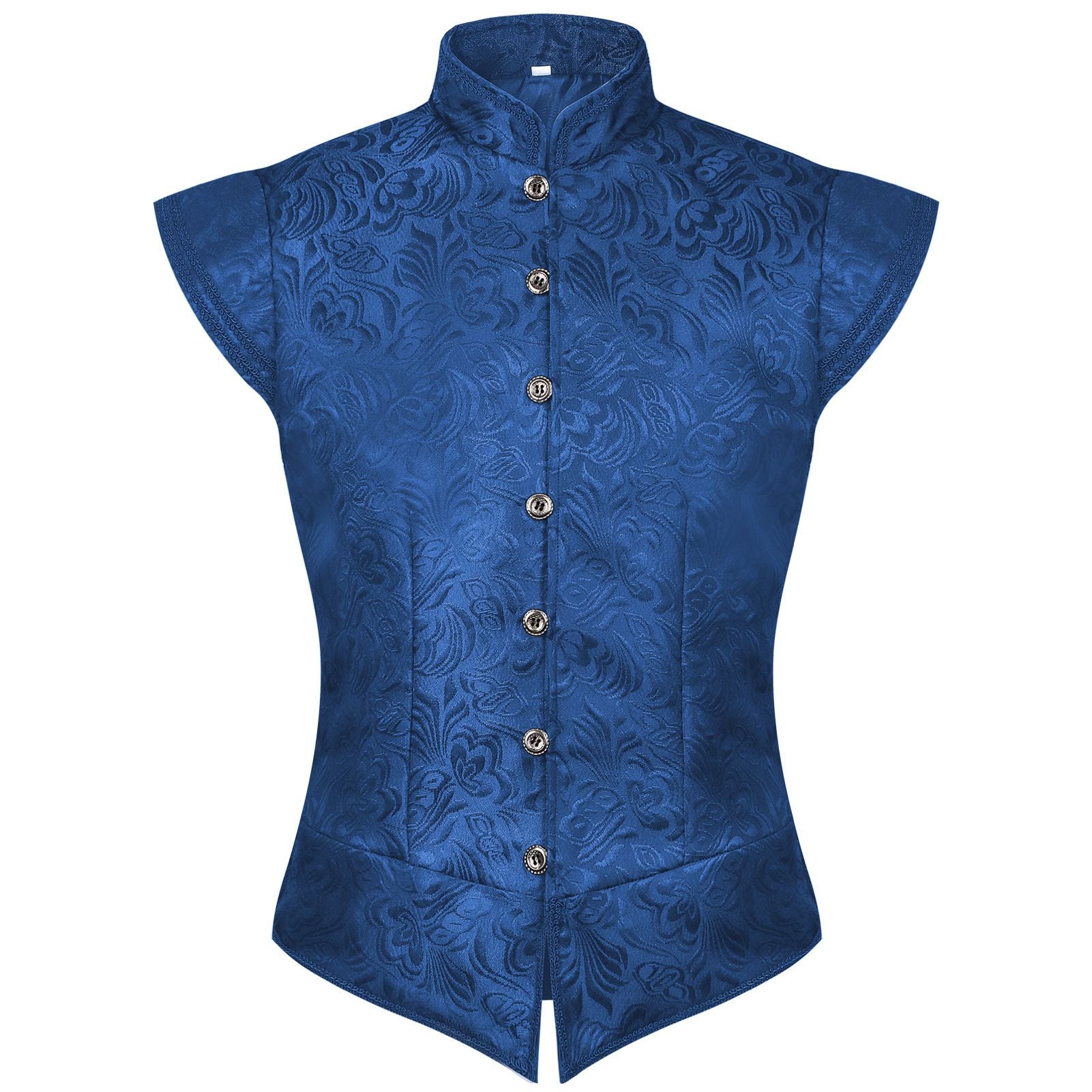 Mens Tudor Doublet Vest Victorian Medieval Renaissance Tudor Prince King Costume Ren Faire Jerkin Vest Waistcoat