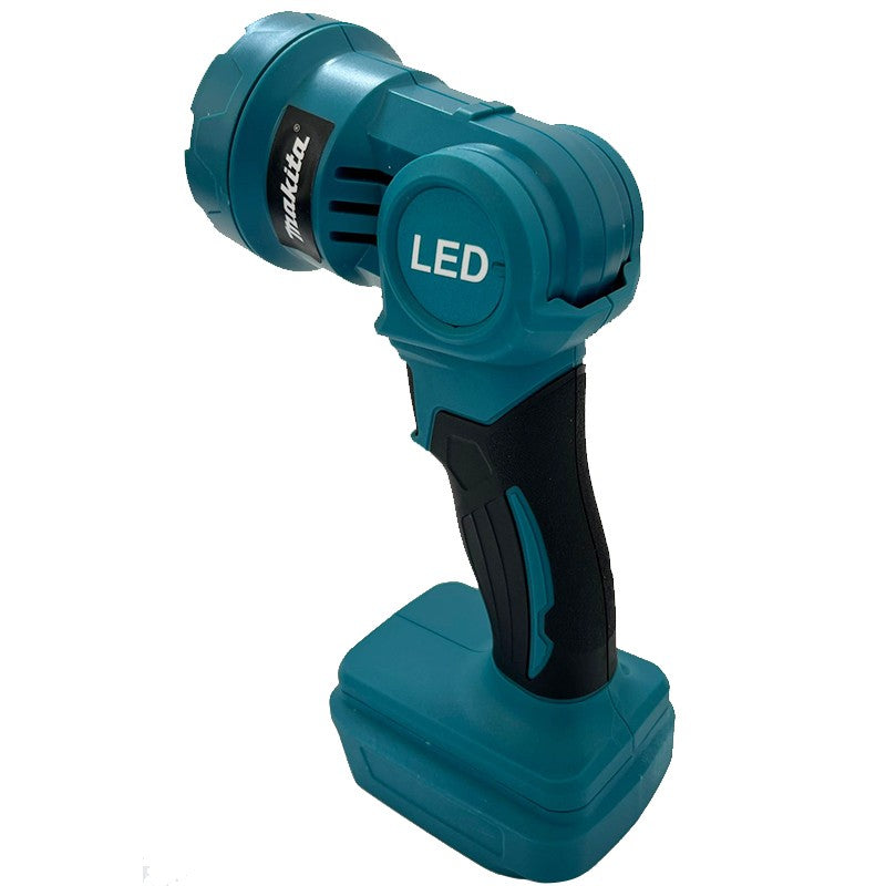 Luz de trabalho LED sem fio Makita Lanterna recarregável Ferramentas elétricas com bateria de 18V Ferramenta de holofote para ambientes internos e externos noturnos