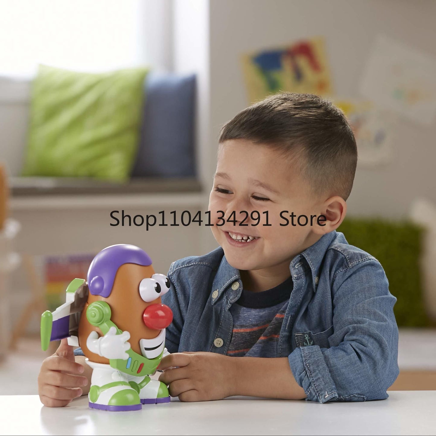 Coleção Original Disney Toy Story 4 Mr. Potato Head Mini Kit de Quatro Bonecos de Ação de Cinco Peças para Crianças Presente
