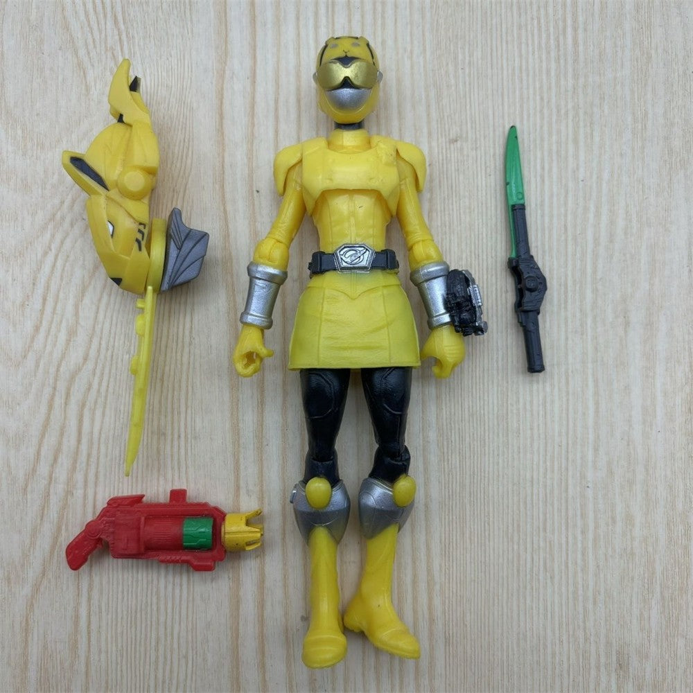 Hasbro Power Rangers Ranger Vermelho Ranger Azul Ranger Preto 15cm Genuíno Produtos a Granel Contêm Defeitos Modelo Boneco Boneca Figura de Ação