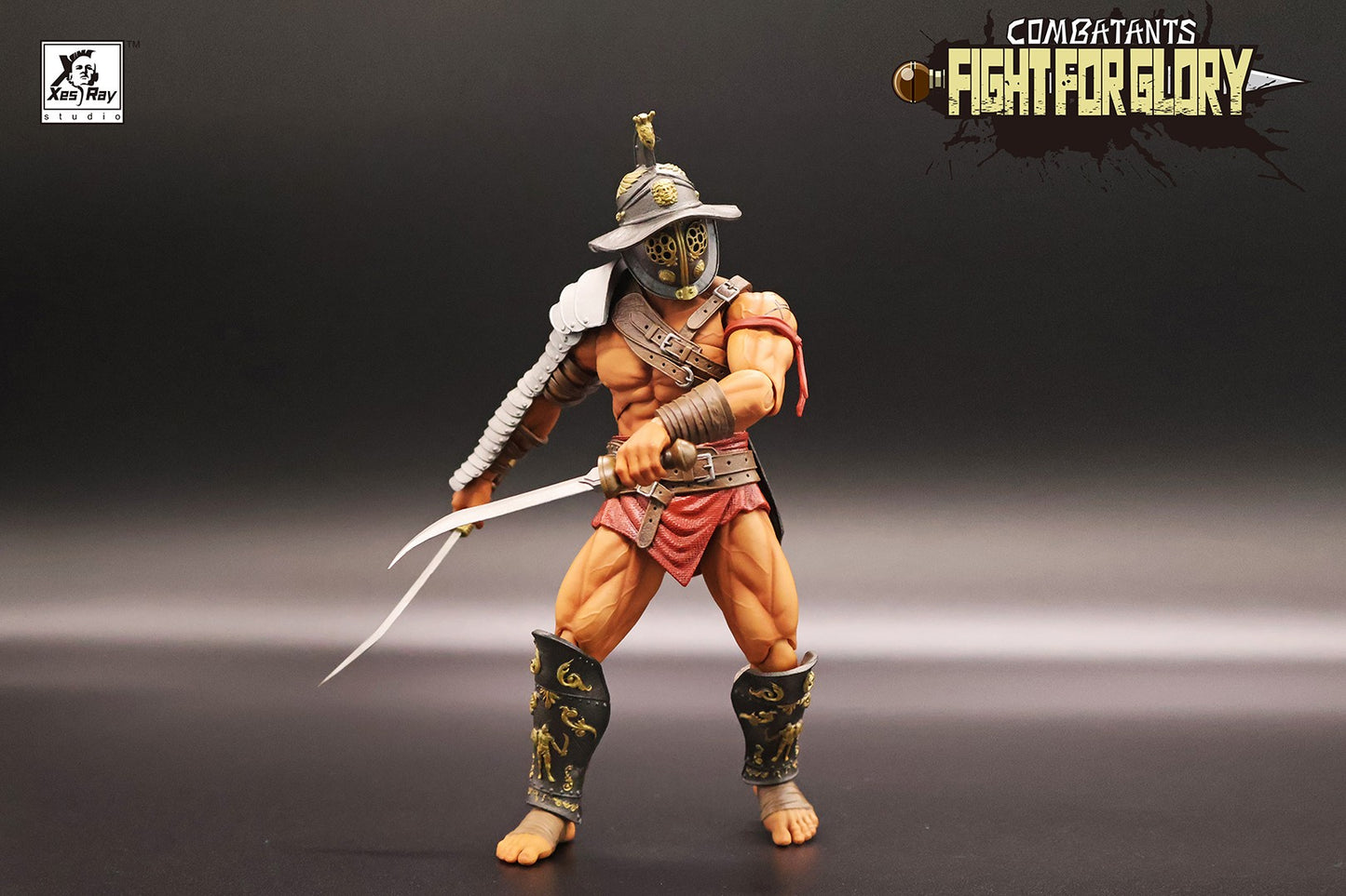 [Pré-Venda] XesRay Fight For Glory 1/12 Action Figure Combatants Wave 6 Cassia Berenice Medocus o Trácio Modelo de Anime Para Presente