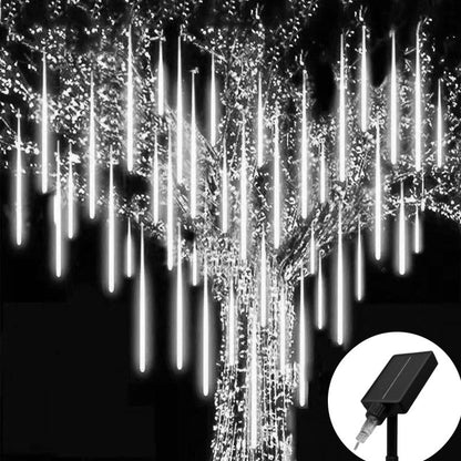 30/50cm Solar LED Meteor Shower Light Holiday String Light Waterproof Fairy Garden Decor Outdoor Led Street Garland Christmas