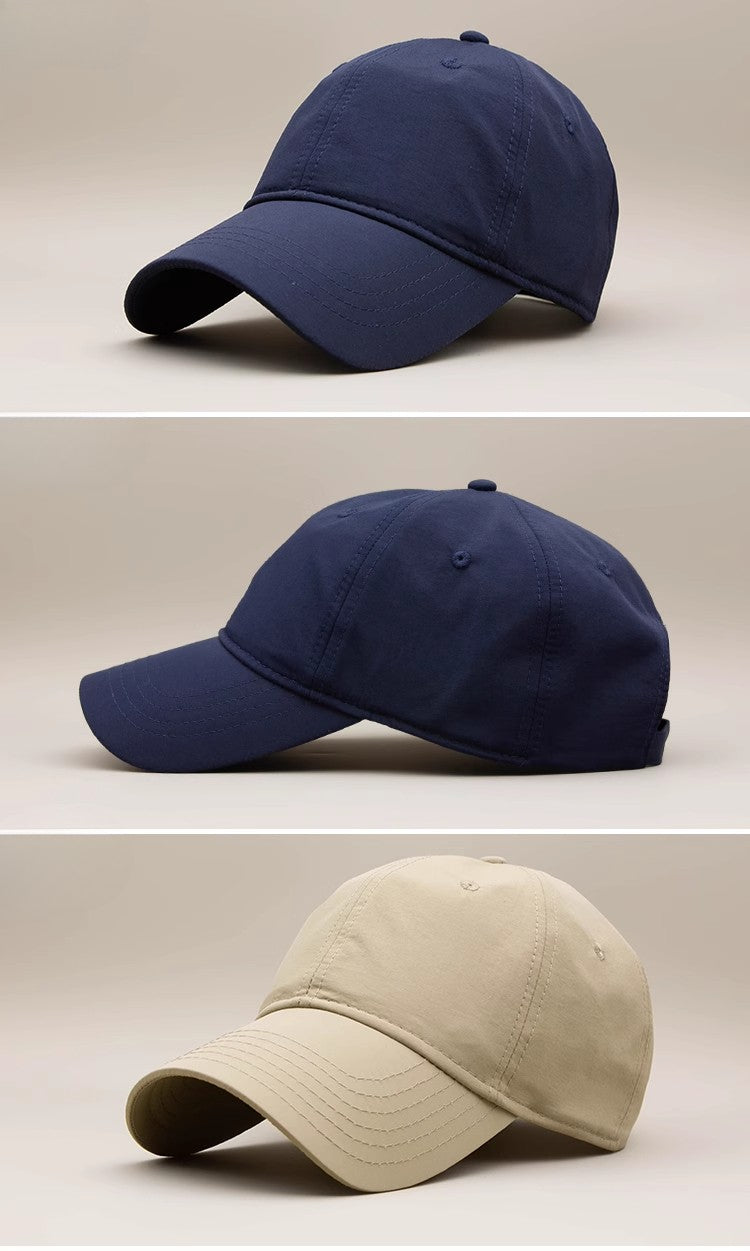 Summer Lightweight Quick Drying Baseball Cap Man  Plus Hat Male Outdoor Sport Oversized Men's Navy Baseball Cap for Big Heads