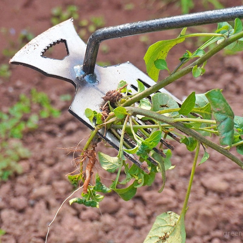 Garden Weeder Tools Planting Shovel Manual Grass Rake Loosening Soil Plowing Rooting Remove Digging Agricultural Hand Tools