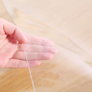 Clear Table ProtectorPlastic Table Cover Protector, Desk Protector Mat, Desk Pad Waterproof PVC   cover table