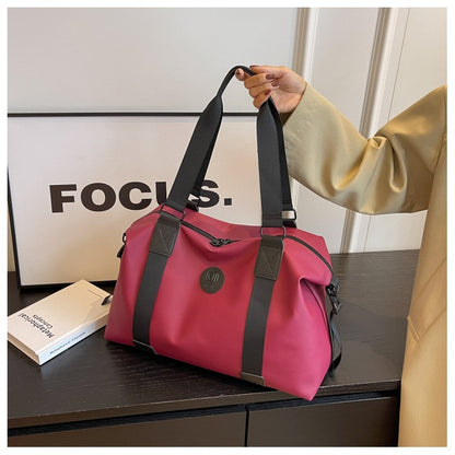 Travel bag Men's and women's tote bag Large capacity travel duffel Yoga exercise  Oxford cloth waterproof fitness bag