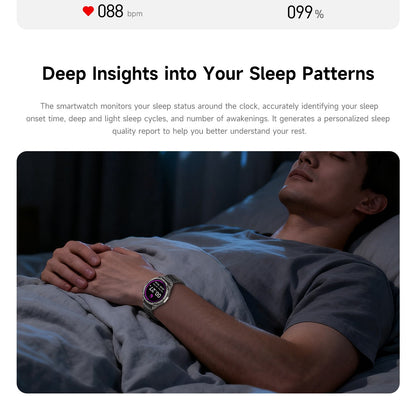 Smartwatch 2026 Novo Watch 6 Pro Masculino Tela HD AMOLED GPS Trajetória de Movimento Frequência Cardíaca Chamada Bluetooth SmartWatch IP68 à prova d'água