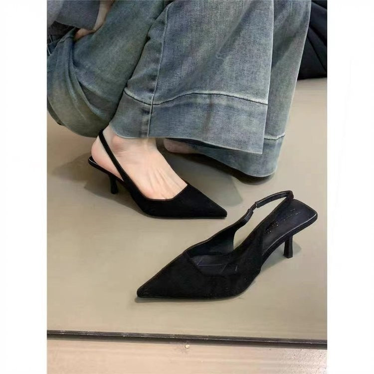 Sandália Feminina de Salto Alto Agulha Bico Fino, Sexy e Elegante, Perfeita para Qualquer Ocasião