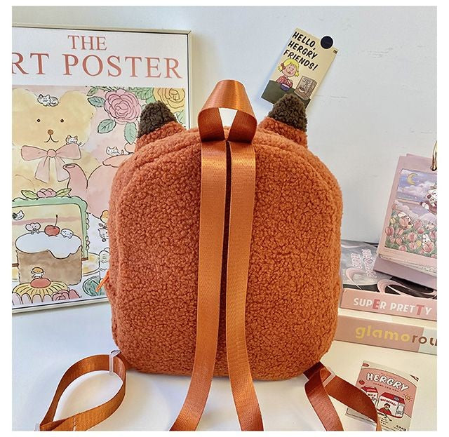 Mochila de pelúcia fofa Disney Nick e Judy, mochila de desenho animado ultraleve de grande capacidade, bolsa de boneca para estudantes, presente infantil