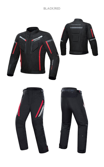 HEROBIKER Waterproof Motorcycle Jacket Man Racing Jacket Wearable Motorcycle Pants Moto Clothing With EVA Protection
