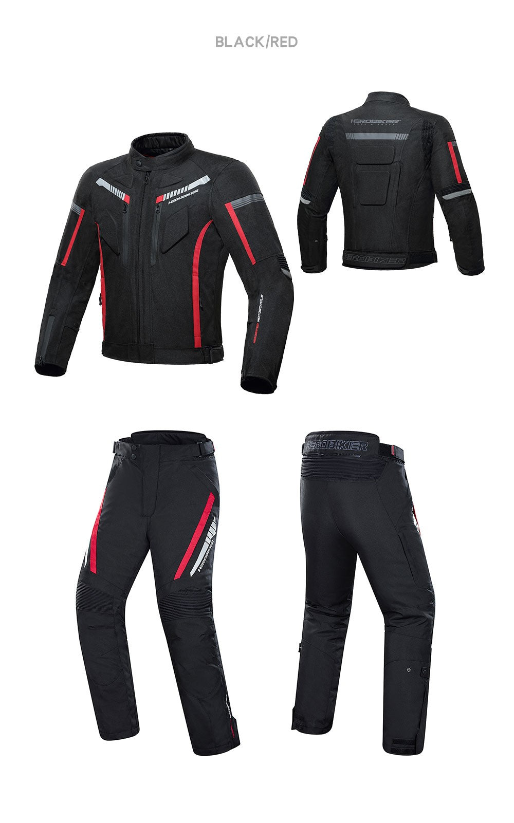 HEROBIKER Waterproof Motorcycle Jacket Man Racing Jacket Wearable Motorcycle Pants Moto Clothing With EVA Protection