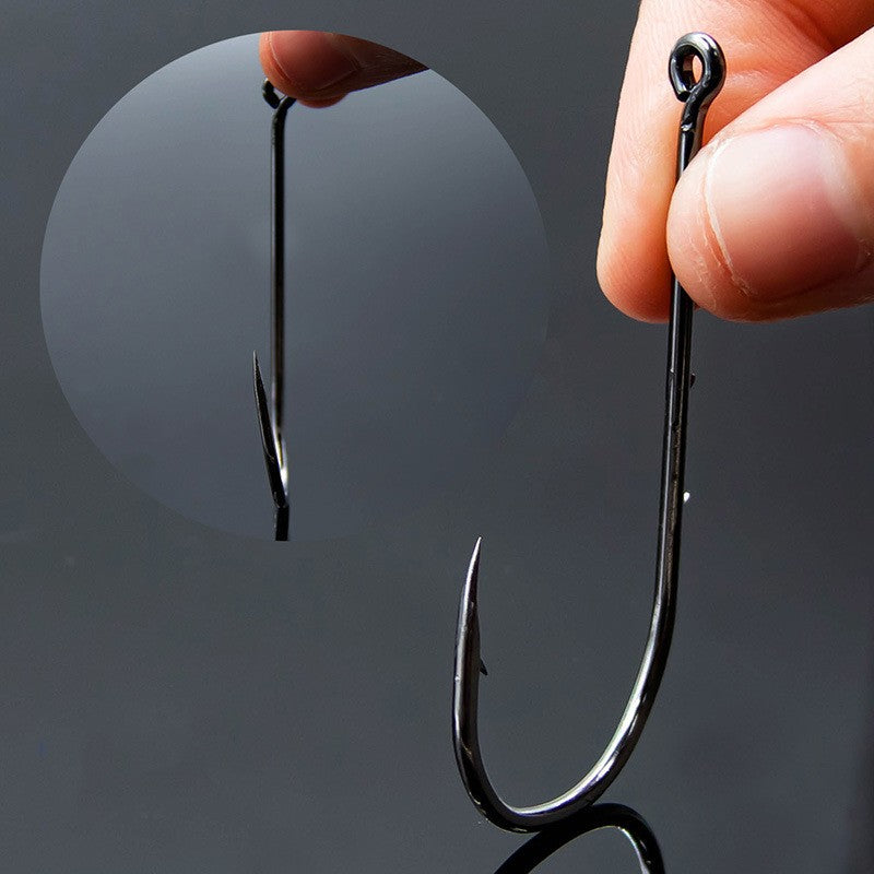 Anzóis de Pesca FTK Baitholder, de Mar, com Farpa, Iscas de Pesca, Bico Longo, Suporte de Isca Viva, Pesca de Carpa, Anzóis para Minhoca, Acessórios de Pesca