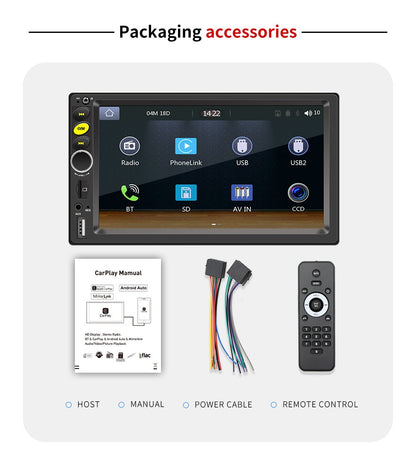 7/9/10'' 2 Din Android 13 auto Car Radio 64G Multimedia Video Universal Stereo Carplay gps For Volkswagen Nissan Hyundai Kia toy