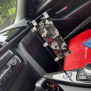 JDM Knife Flag Car Interior Decoration Front Glass Accessories Mini Knife Flag Car Culture Decoration