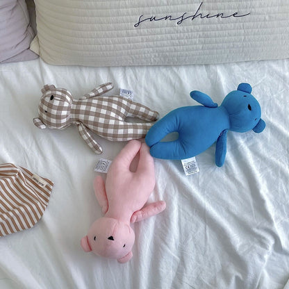 2024 New Little Bear Cloth Art Doll Cute and Creative Cloth Doll Doll Doll Adorable Baby Comfort Toy