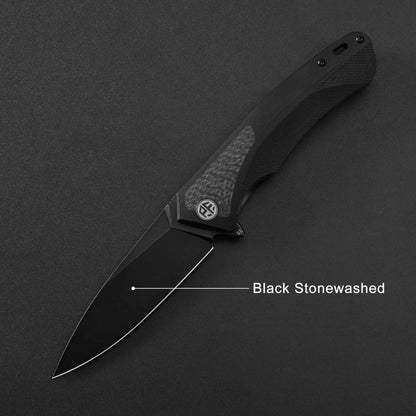 Petrified Fish PF838 Folding Knife Jackknife D2 Steel Outdoor Camping Hunting Hiking EDC Tool Ball Bearing G10 Handle Knives