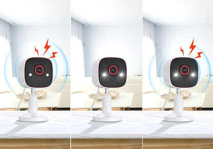 Jennov Outdoor/Indoor Security Cameras 2K HD Wireless WiFi Color Night Vision IP66 Waterproof Pet Dog Cat Baby Monitor Camera