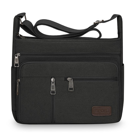 Men Canvas Shoulder Bags Casual Tote Travel Men's Crossbody Bag Luxury Messenger Bags Fashion High Quality Handbag