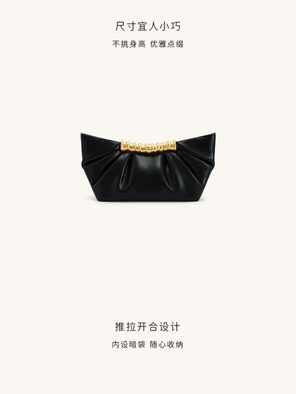 2025 Summer New Evening Handbag For Women Wrinkled Metal Fashion Bag Clutchs ????? ??????? ????????? ??????? ??????? Sac à Main