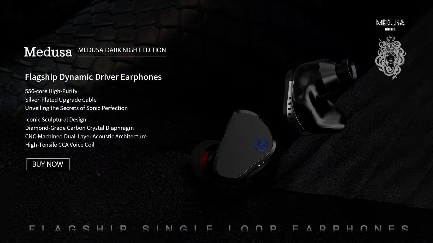 Fone de Ouvido Intra-auricular CVJ Vivian com Driver Dinâmico de 10mm adequado para Música e Jogos Cabo Removível de 0,78mm Qualidade de Som HiFi