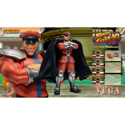 Pré-venda Original Storm Toys M. Bison Ultra Street Fighter II The Final Challengers M. Bison Figuras de Anime Brinquedos Modelo Presente