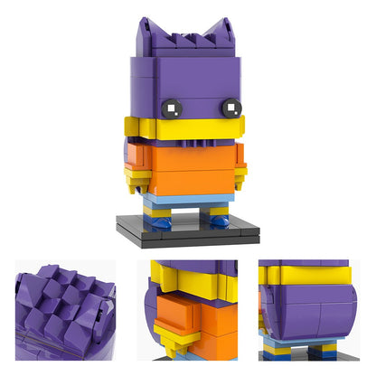 MOOXI Simpson Brickheadzed Kit de Montagem para Diorama DIY Modelo de Blocos de Construção para Adultos Conjunto de Brinquedos Infantis MOC Bricks Presente Montessori