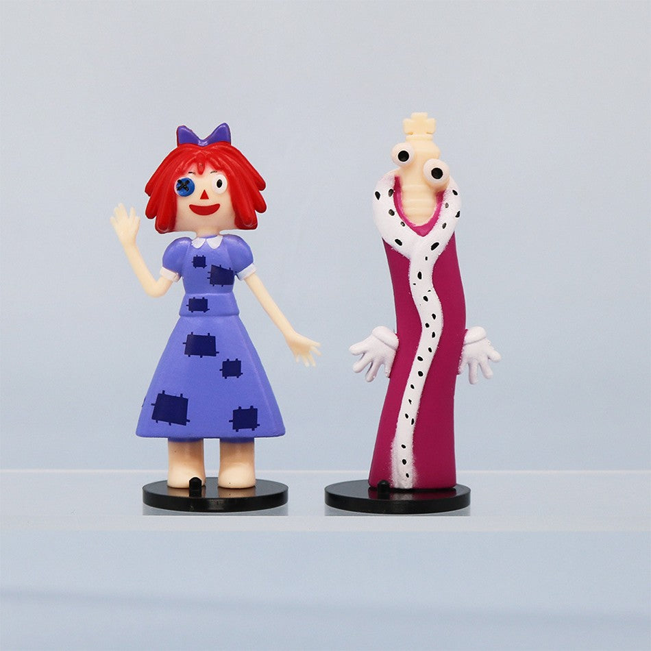 8 unids/set el increíble circo Digital figura de Anime Ragatha/Jax/Pomni figura de acción colección de PVC modelo muñeca juguete