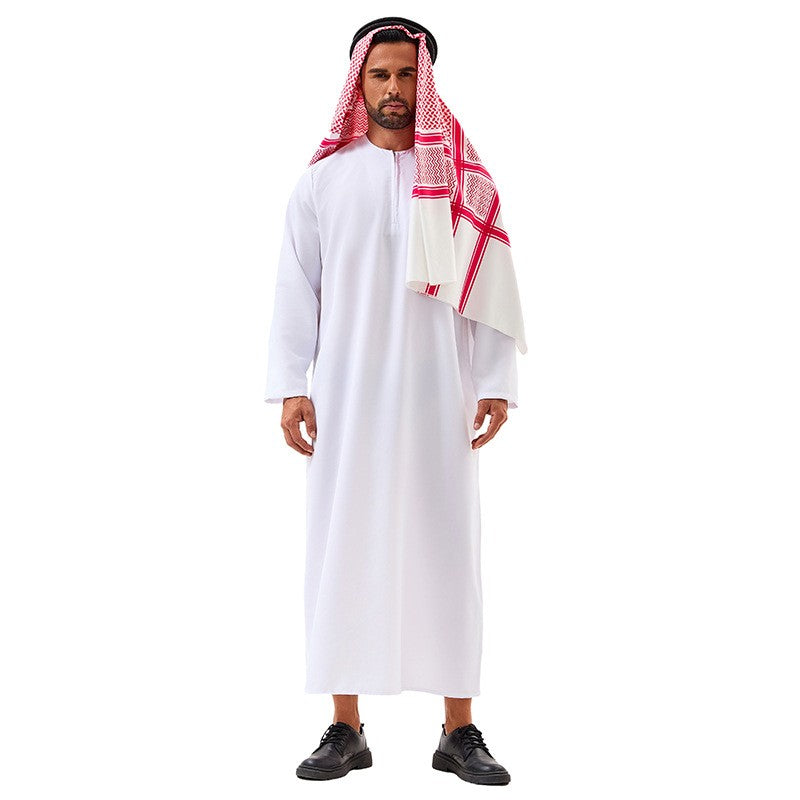 Men Arabia Arab Sheikh Costume Shepherd Arabian Prince Cosplay for Adult Fantasia Purim Halloween Costumes