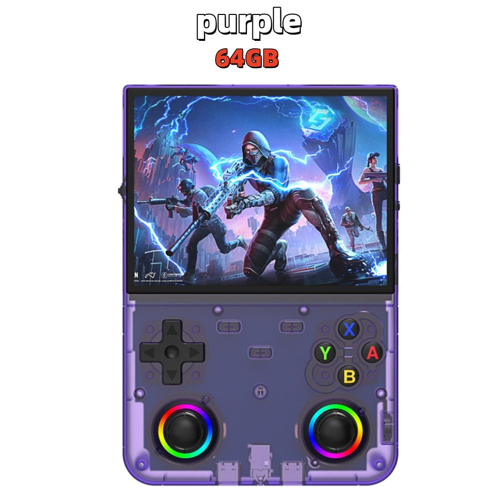 New R36 Ultra X Handheld Game Player WIFI 4.5 Inch IPS Screen Games Open Source Retro Video 64G/128G Memory