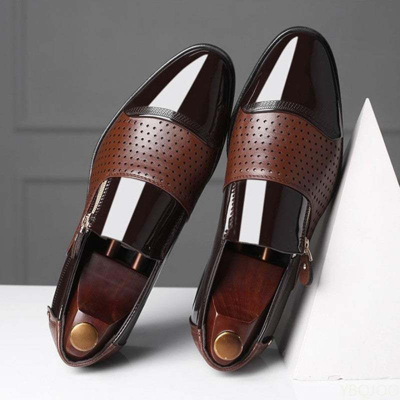 2026 Large Size Fashionable Men's Office Formal Shoes Low Cut Daily Comfortable Pointed Multifunctional Men's Wedding Shoes