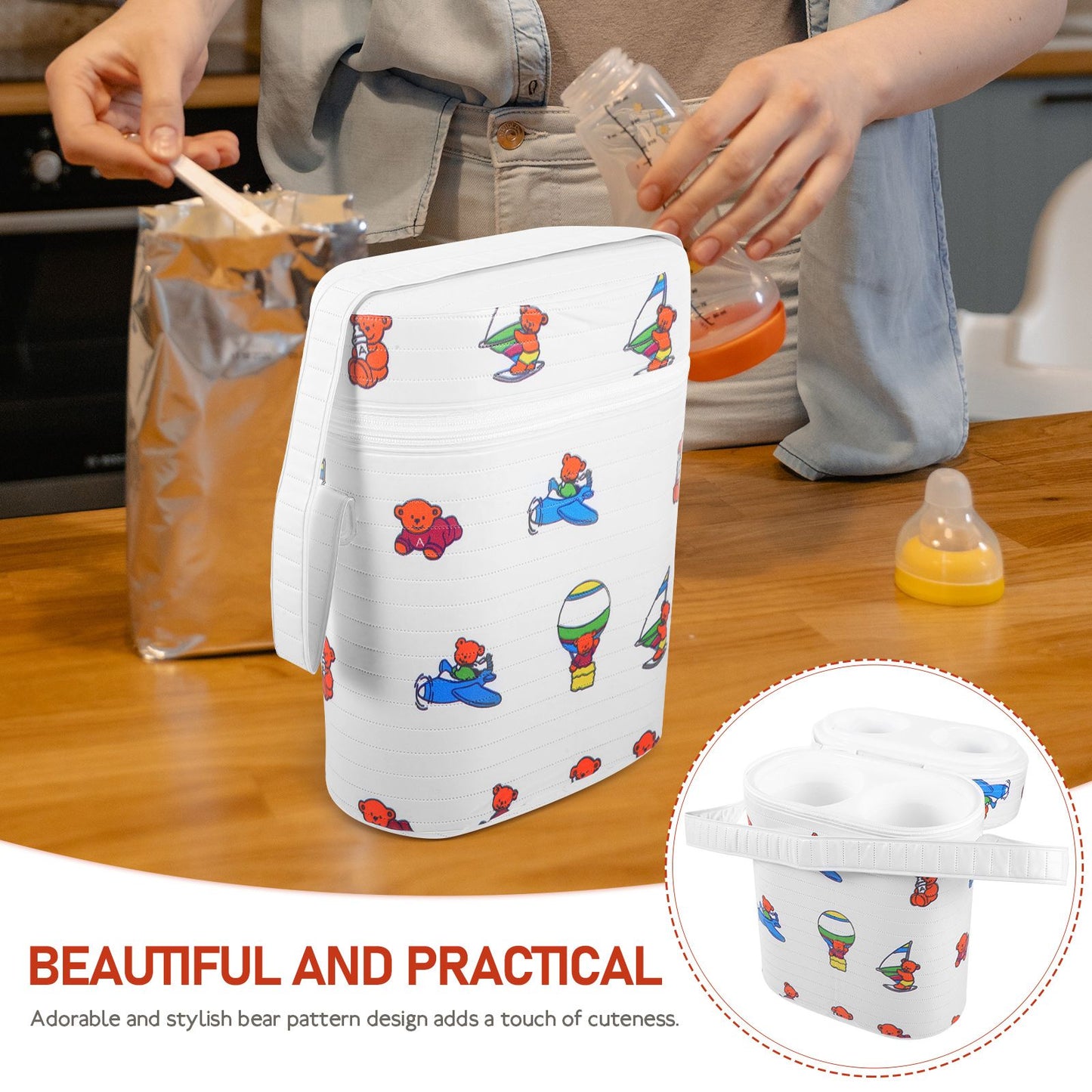 Baby Bottle Bucket Warmer Car for Travel Brew Breastmilk Portable Heater