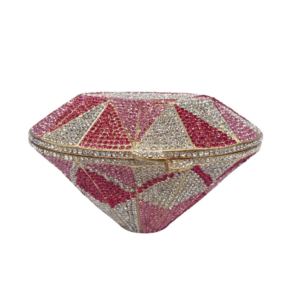 XIYUAN Silver Diamond Evening Bag Luxury Crystal Women Party Wedding Clutches Rhinestone Handbags Ladies Elegant Bridal Purses