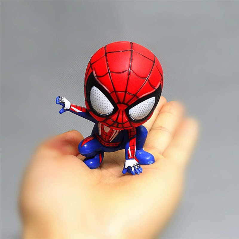 Marvel Spiderman Anime Action Figure Toys PVC Model Spider Man Dolls Decoration Cake Decoration Mdoel Toys Birthday Gifts