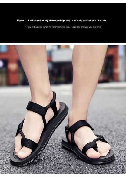 Summer Versatile Breathable Sandals, Wear-Resistant Sports and Leisure Beach Shoes for Men to Wear While Driving