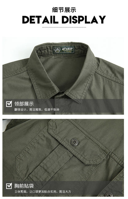 2025 Summer Men Oversized Shirts Casual Loose Breathable Fashion Cotton Shirts Male Work Cargo Shirts Blouses Men Clothing 5XL