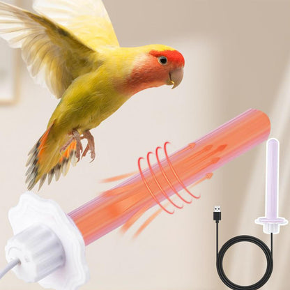 Poleiro de calopsita Aquecedor USB para gaiola de calopsita Acessórios de aquecimento USB para aves de pequeno e médio porte Calopsita Periquito Inverno Quente