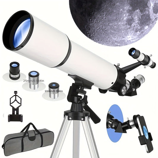 BORWOLF 80600 Professional Astronomical Telescope 180X Monocular 80MM Large-Aperture for Stargazing Bird Watching Moon Nebula