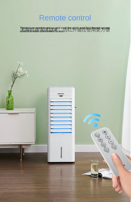 Ventilador de Ar Condicionado Portátil AUX Inovador 220V, Ventilador de Ar Frio de Uso Duplo com Funções de Aquecimento e Resfriamento A