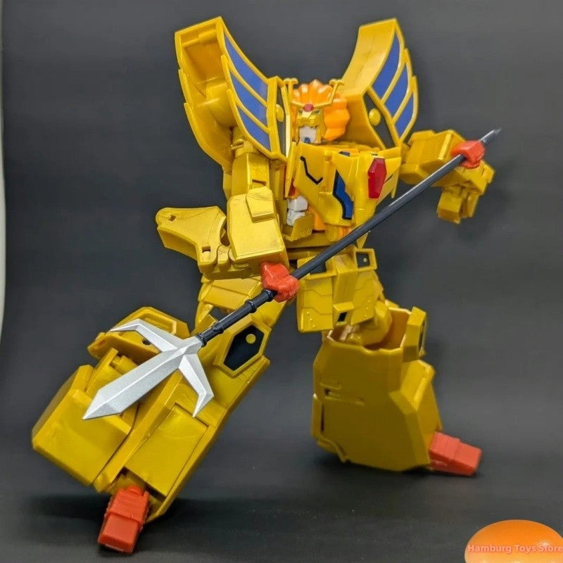 Original Bandai Cavaleiro Dourado Brilhante ??????? Mystic Force Mahou Sentai Magiranger Brightstar Assembly Figura Modelo Coleção Brinquedo Presente