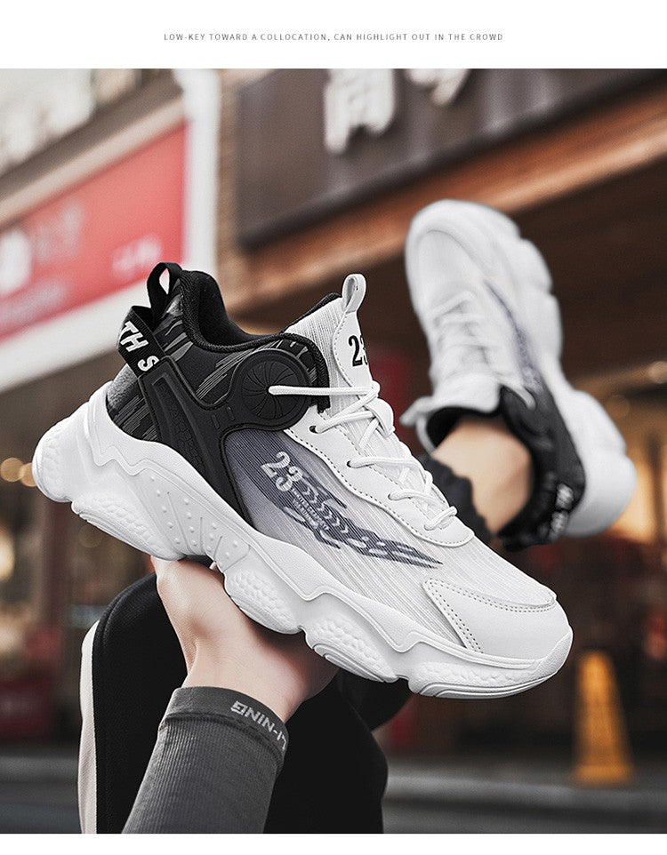 Man Increase the size Casual and fashionable shoes Anti-slip Wear-resistant Trend Sports shoes Lightweight Comfort Running shoes