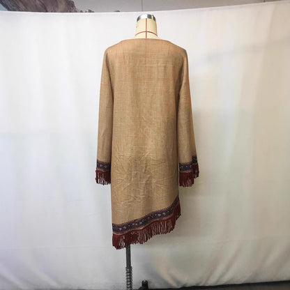 2025 Amazon Women's Dress Lace Lace Loose Print Dress