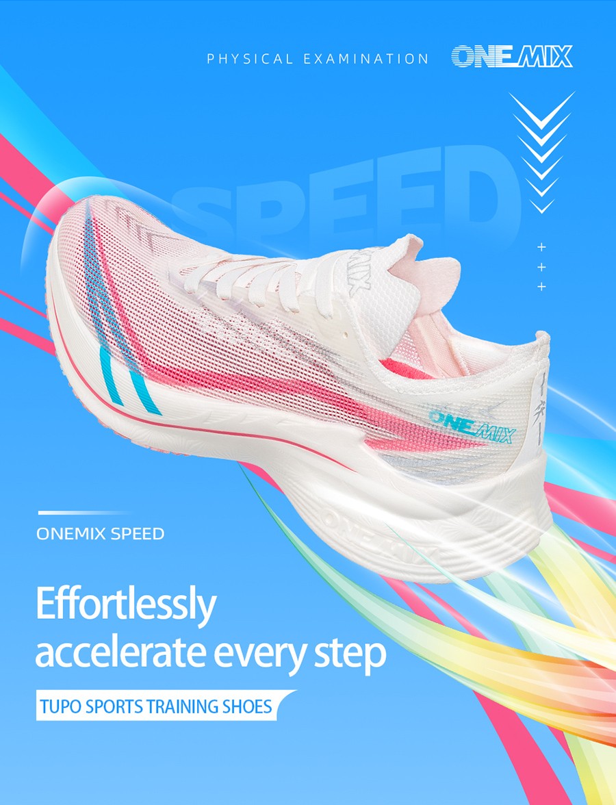 ONEMIX New Marathon Carbon Plate Running Racing Shoes Men Professional Stable Support Shock-relief Ultra-light Rebound Sneakers